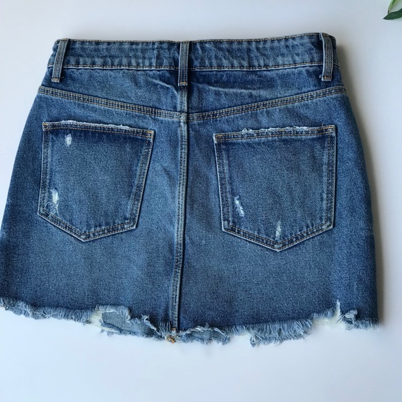 Zara Skirts Zara Denim Mini Skirt Poshmark